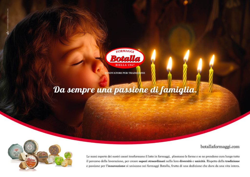BOTALLA CAMPAGNA ISTITUZIONALE A4 Sogg 2 Formaggi&Consumi Nr. 3 MARZO – Botalla – Innovatori per tradizione