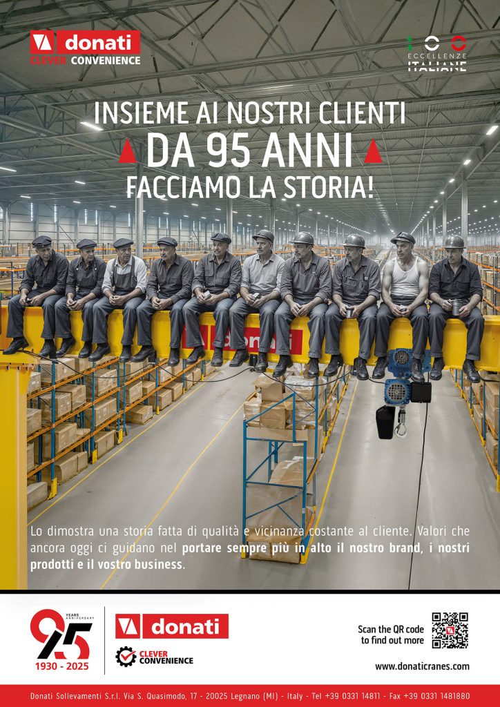 Donati Campagna 95 Anni Proposta Scelta – Donati Sollevamenti – Comunicazione risollevata